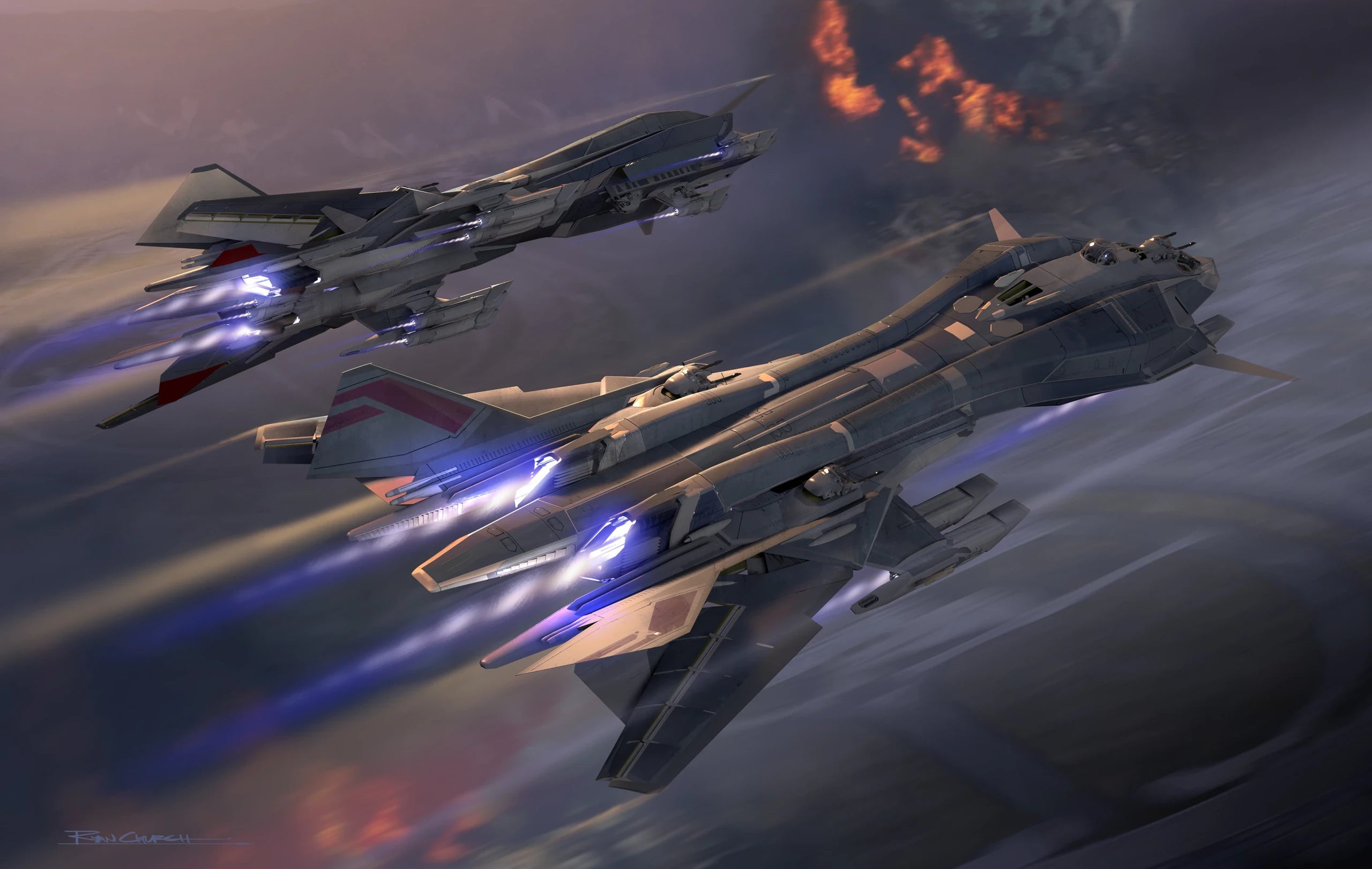 Retaliator with wingman