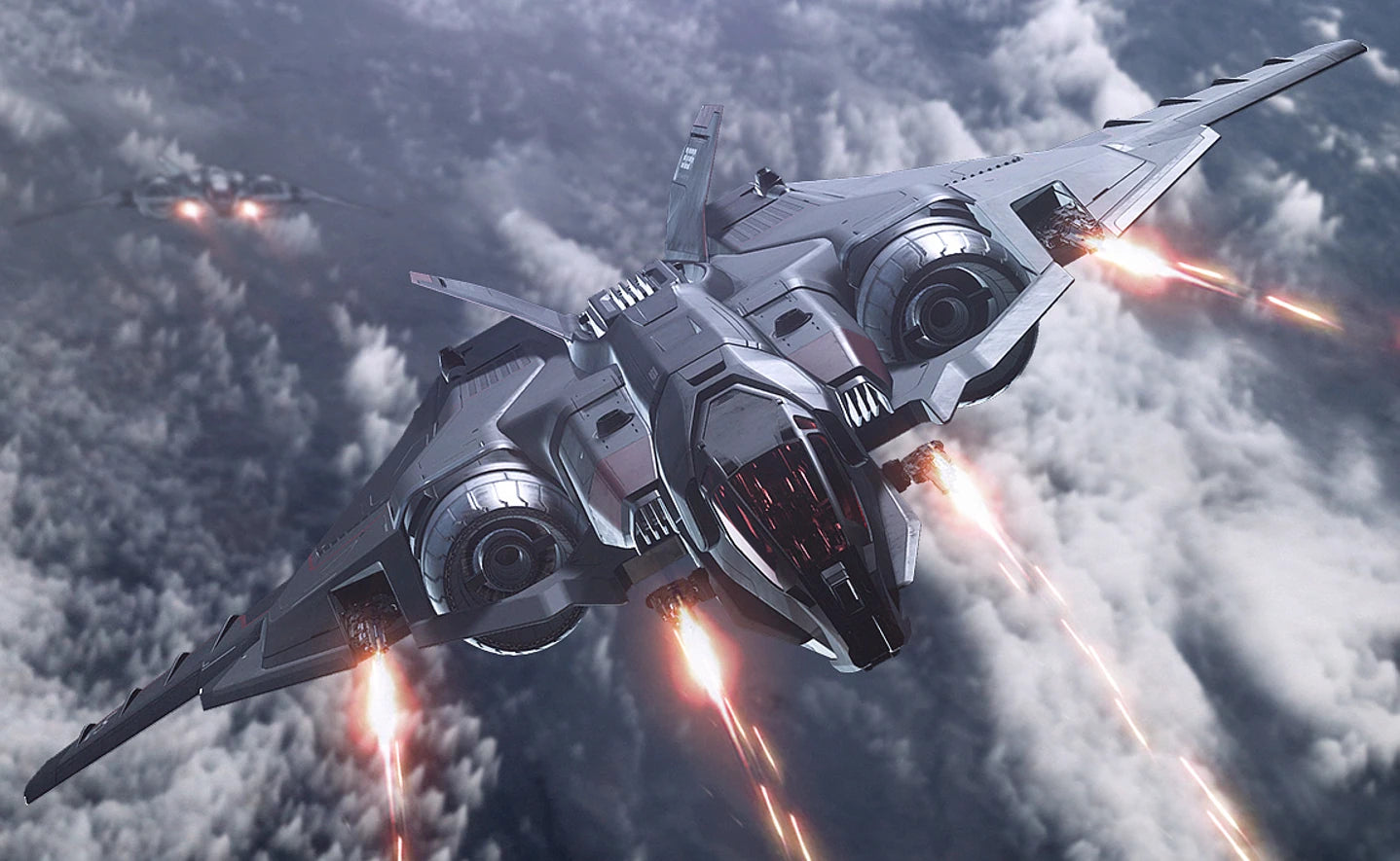 Sabre - Firing x2 - Front