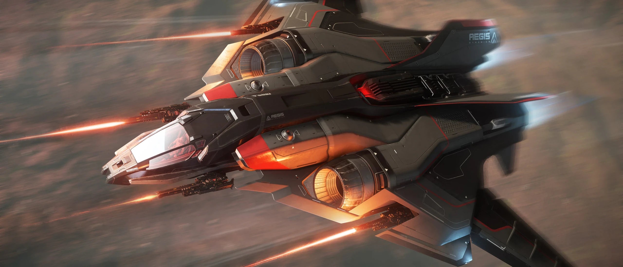 Sabre - Flying over blurred world