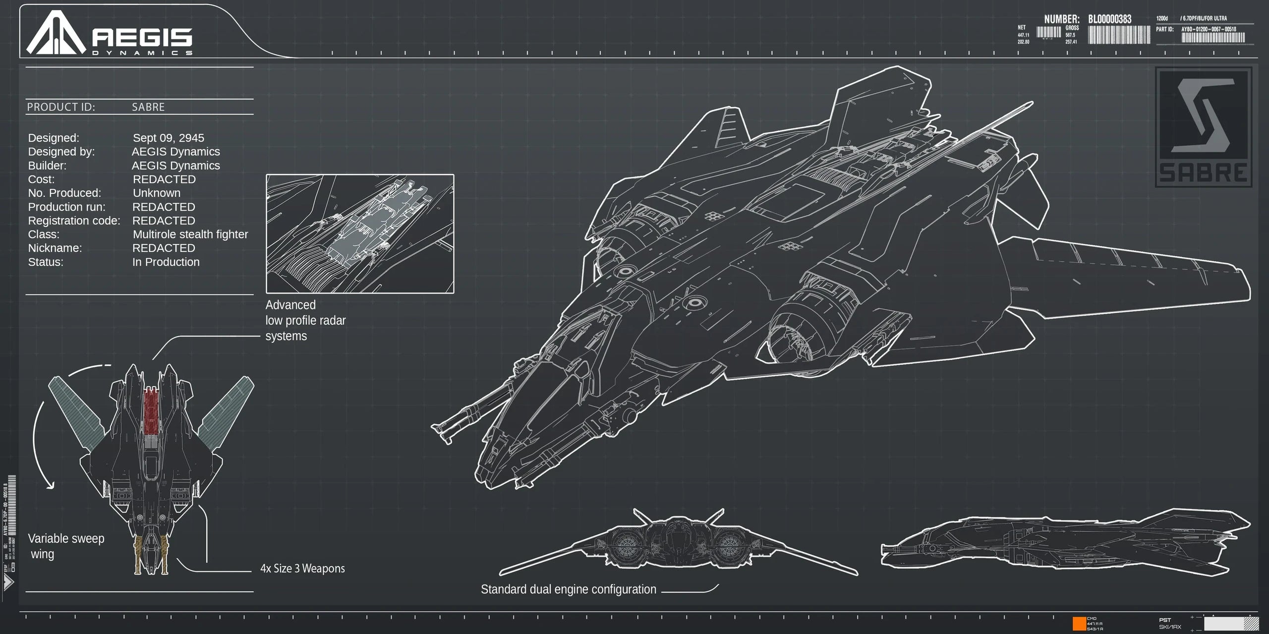 Sabre Blueprint Concept
