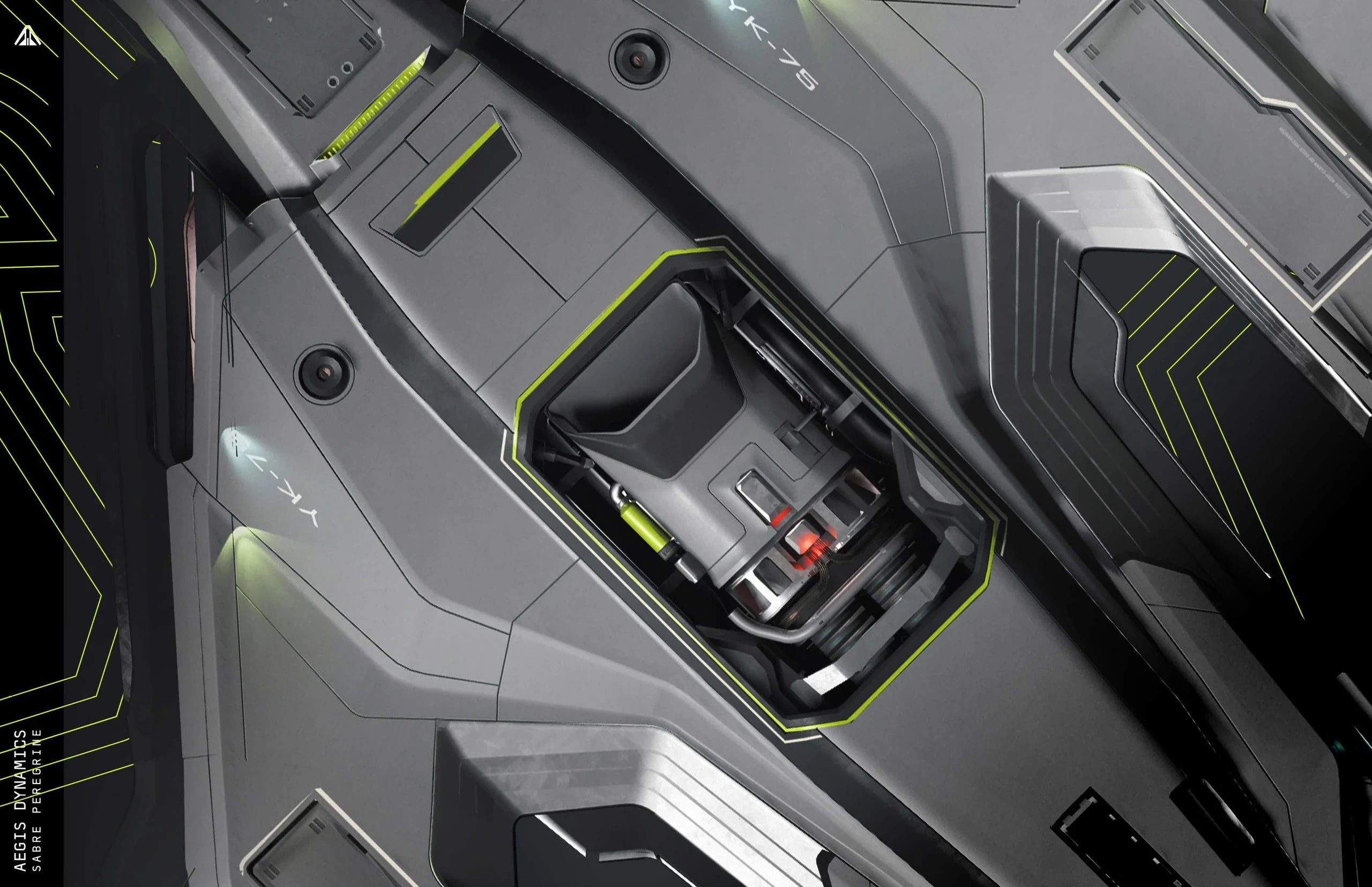 Sabre Peregrine brochure - Below Air intake booster
