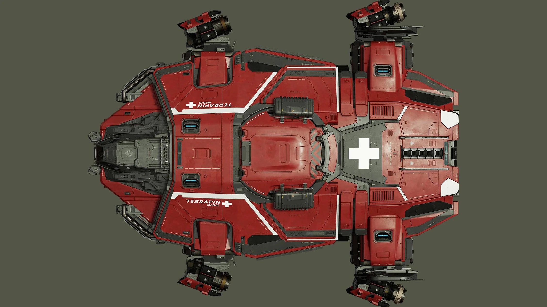 Terrapin Medic 3D model - Above