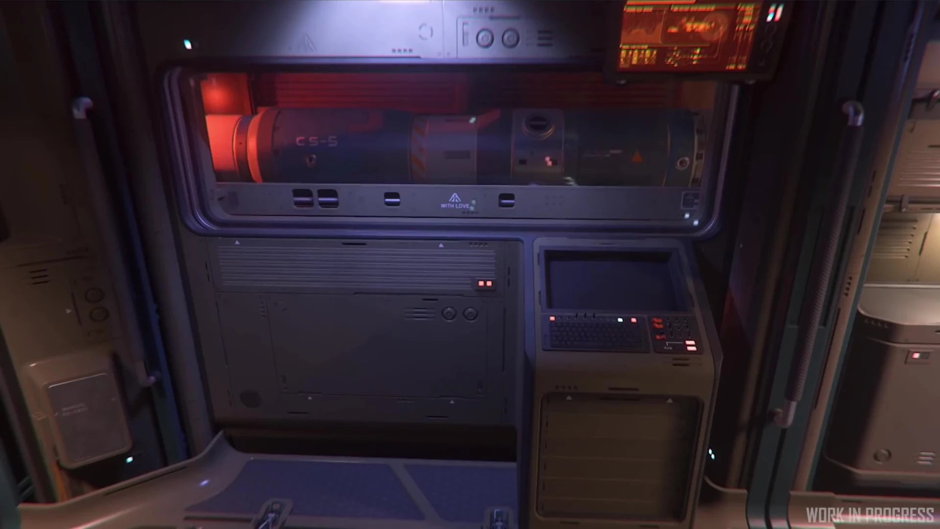 Interior of the new Vanguard Harbinger