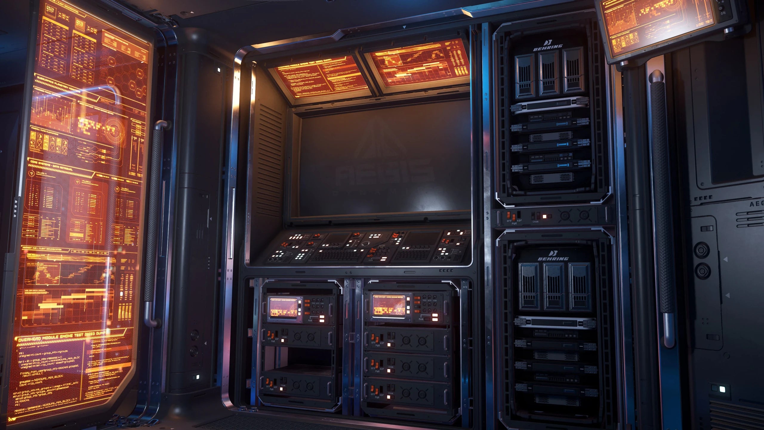 Vanguard Sentinel - Sentinel - Interior E-war station