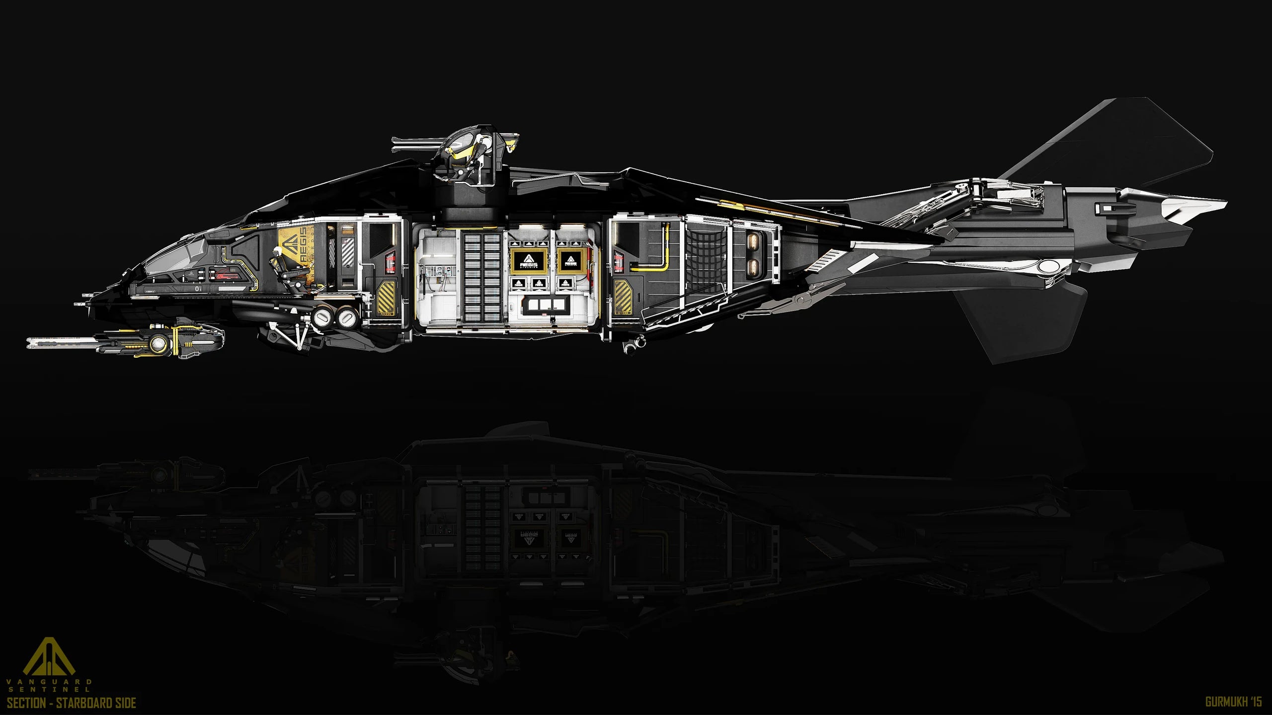 02 Vanguard Sentinel section Starboardside