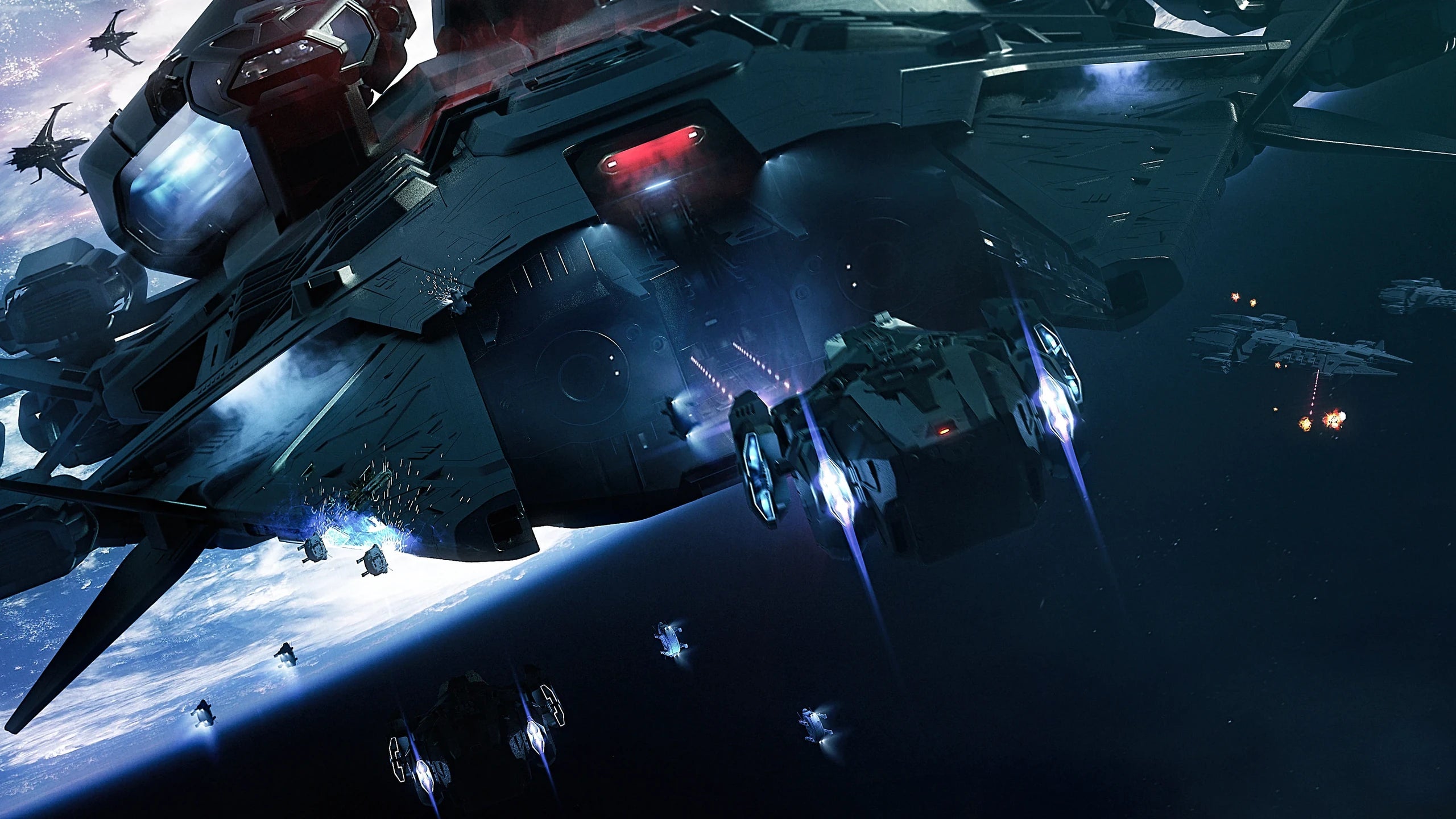 Vulcan repairing a Javelin with its drones