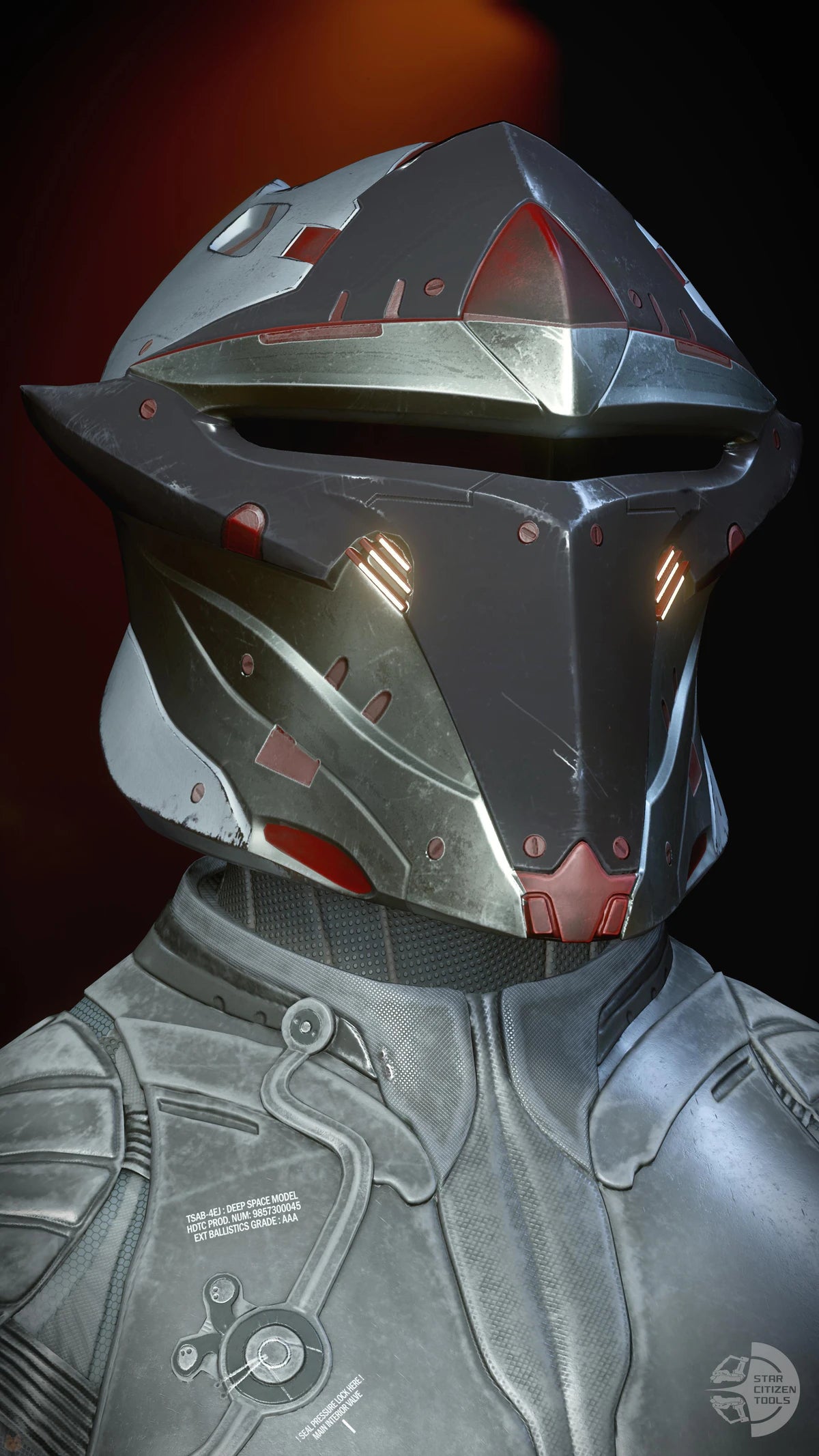 Paladin Helmet Black/Silver