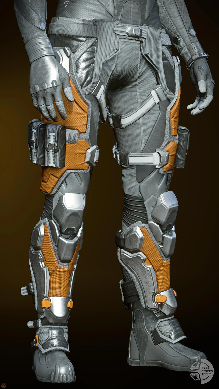 TrueDef-Pro Legs Black/Gold/Silver