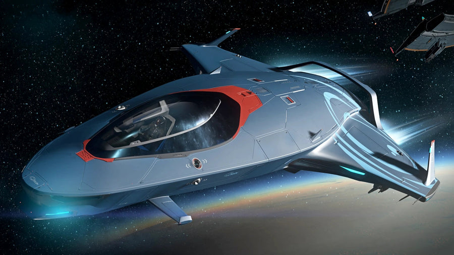 135c - with 100i and 125a flying away from Port Tressler in Star Citizen