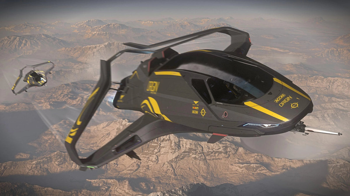 350R - Flying over Daymar x2 in Star Citizen