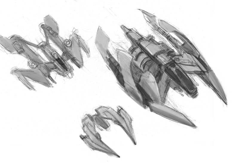 Comm-Link: Vanduul Fighter Concept Art