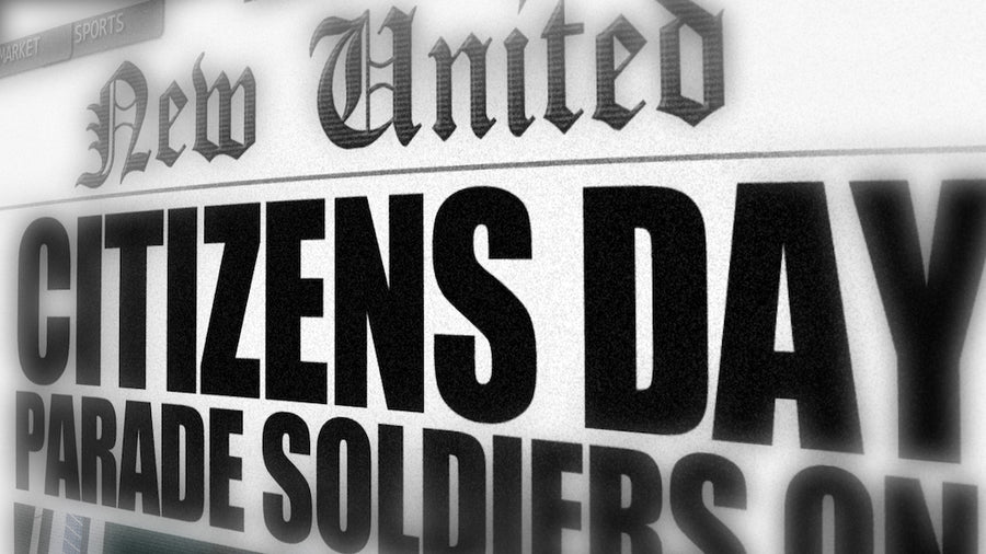 Comm-Link: New United - Despite Storm Clouds Citizen’s Day Parade Soldiers On