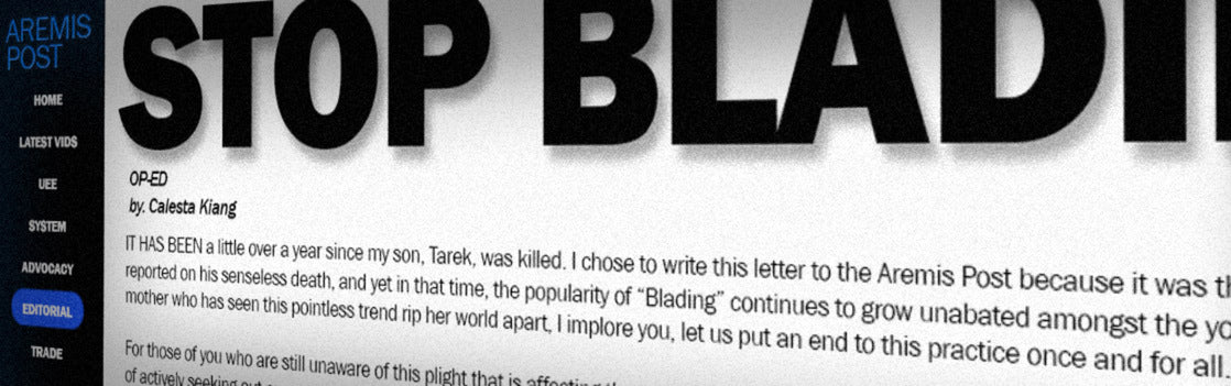 Comm-Link: AremisPost - Stop Blading