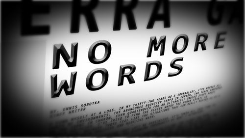 Comm-Link: Terra Gazette - No More Words