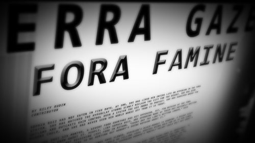 Comm-Link: Terra Gazette - Fora Famine