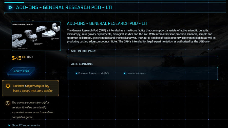 Endeavor General Research Pod