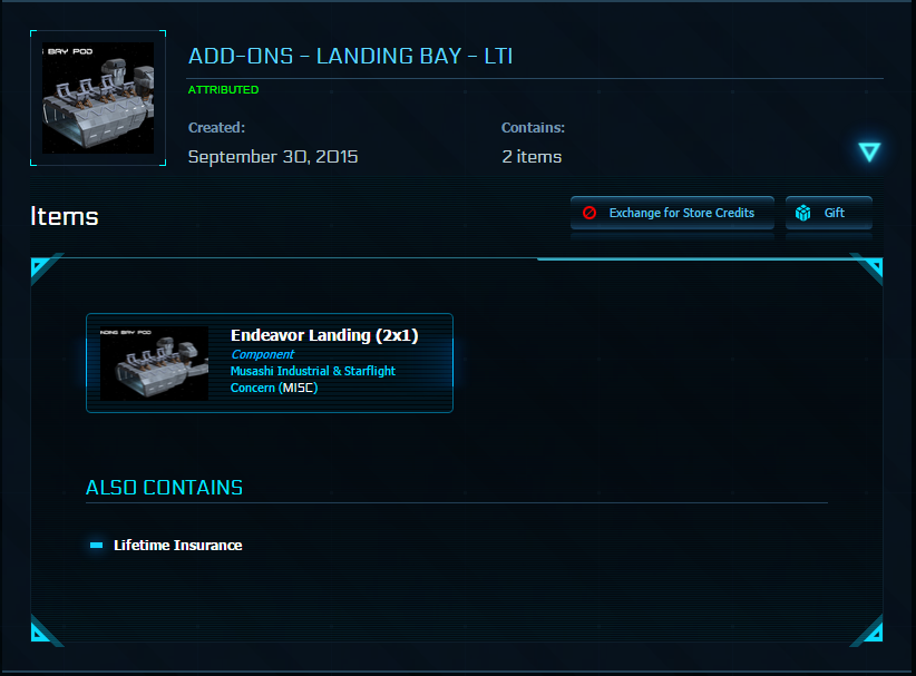 Endeavor Landing Bay
