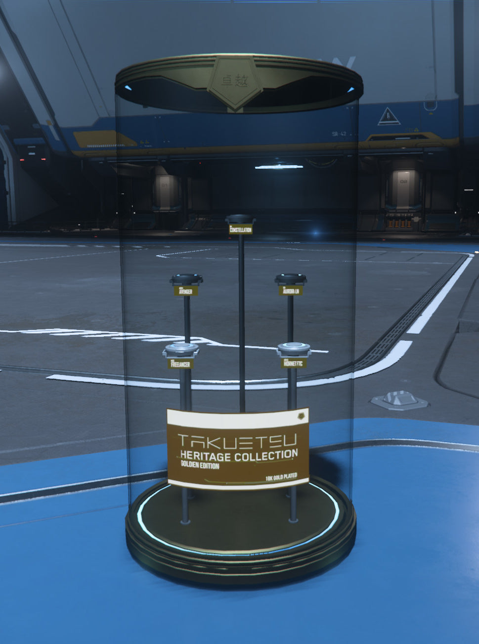 Gold Display Case
