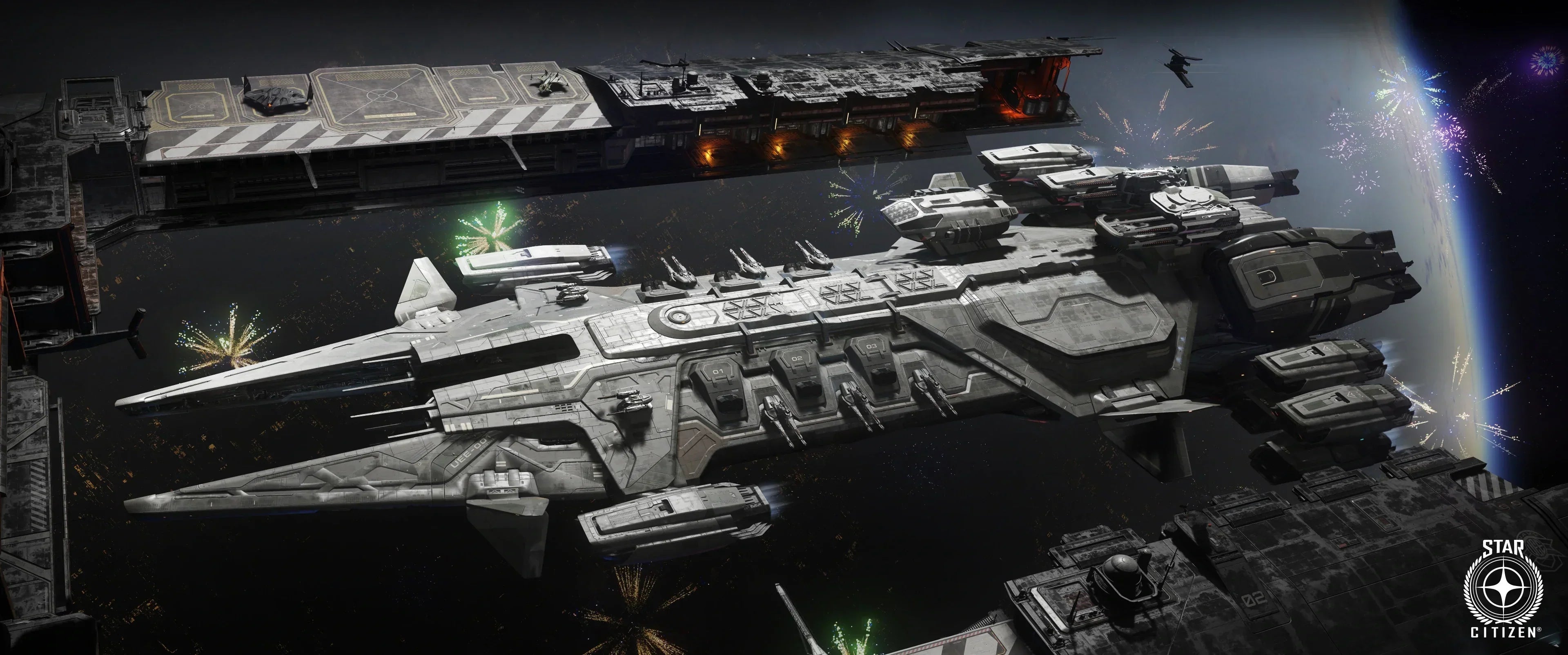 Aegis Javelin on the Runway - The Ship That Dwarfs a Football Field