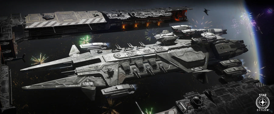 Aegis Javelin on the Runway - The Ship That Dwarfs a Football Field
