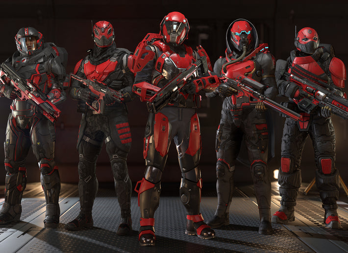 "Red Alert" Weapons & Armor Collection