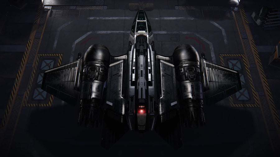 Buccaneer - A Drake Buccaneer parked in a hangar in Star Citizen