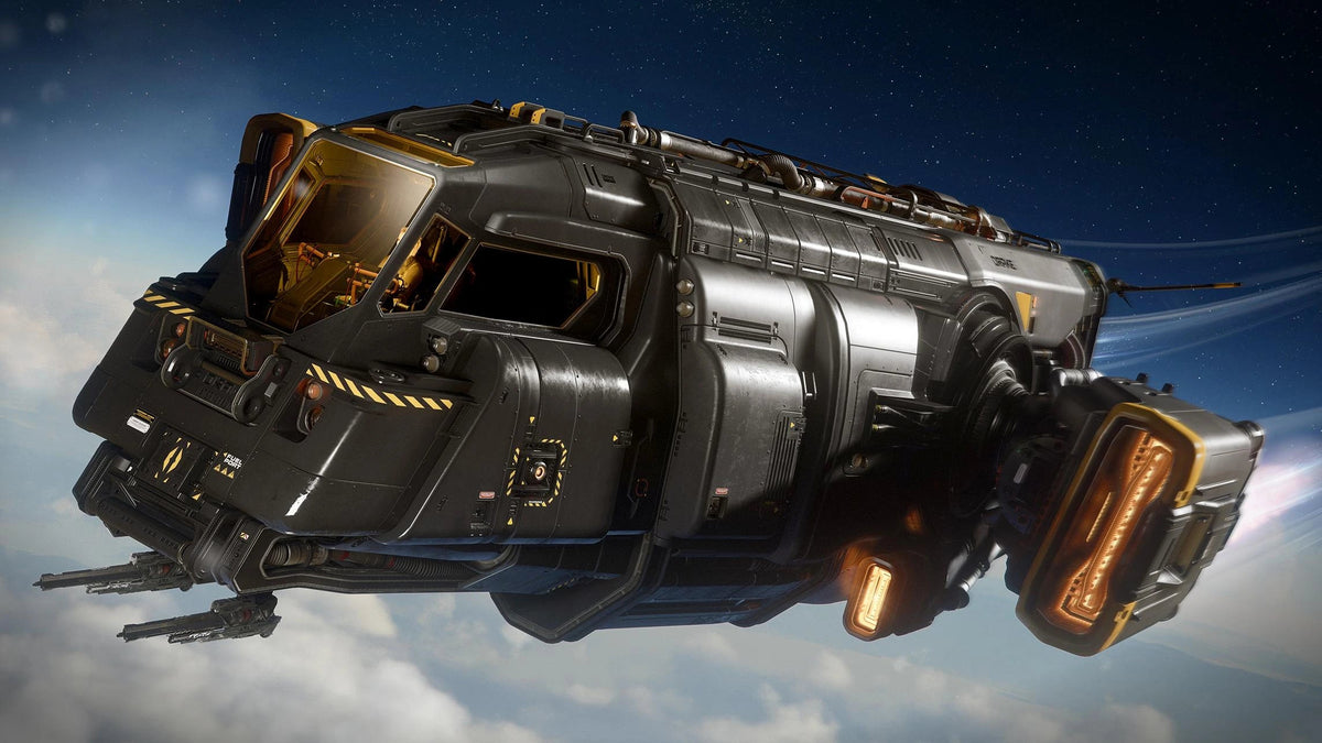Cutter - flying over clouds - Cut in Star Citizen