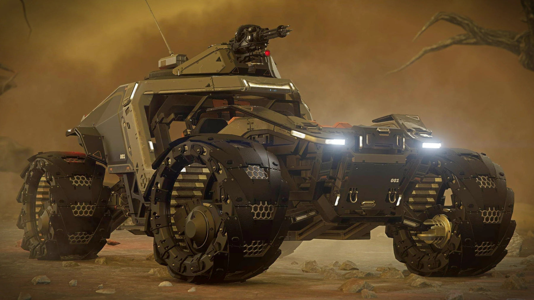 Cyclone TR - on Aberdeen - Front Starboard 1 - Cut in Star Citizen
