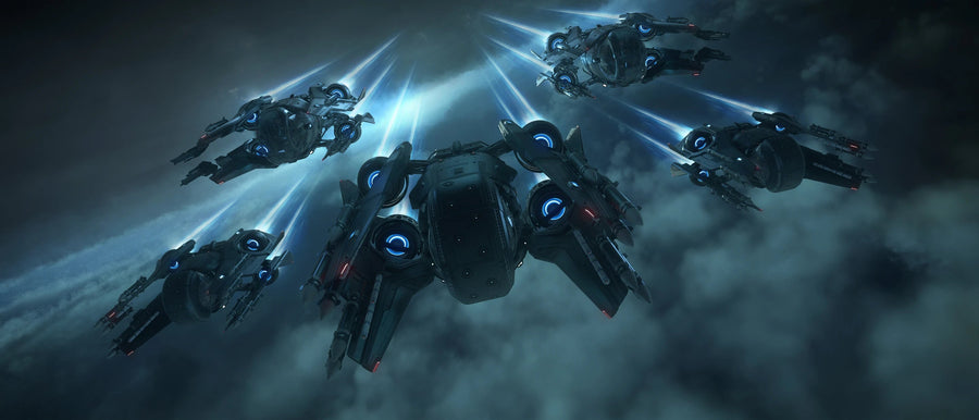 Fury MX - flying in formation in Star Citizen