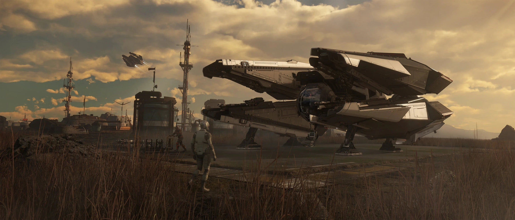 Guardian MX - landed at outpost in Star Citizen