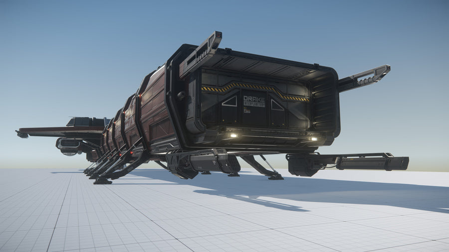 Drake Caterpillar with its forward cargo door open