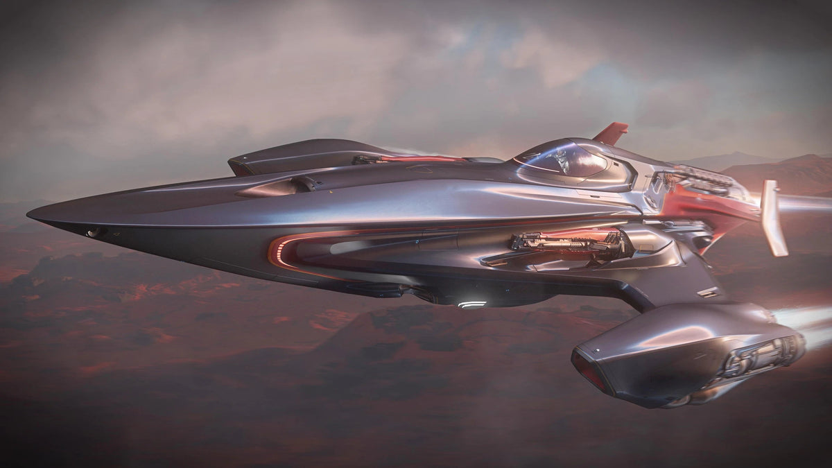 L-22 Alpha Wolf - flying above clouds in Star Citizen