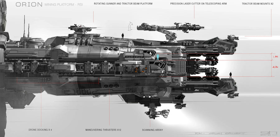 Orion - ship concept image in Star Citizen