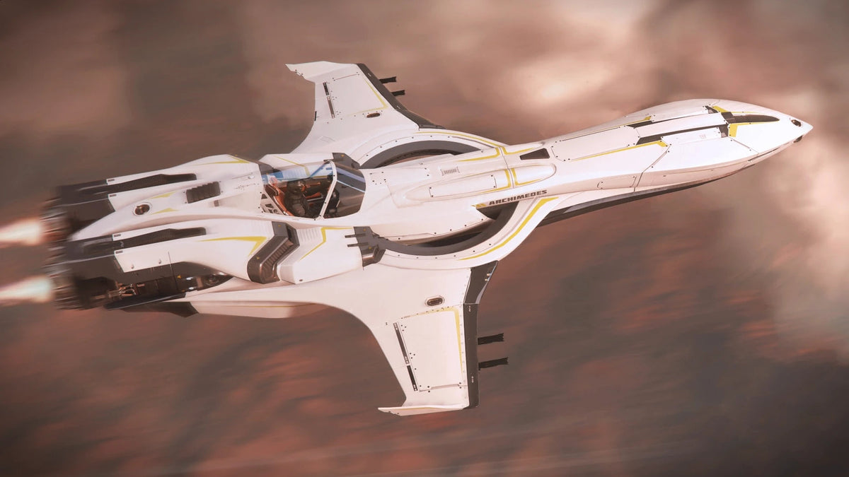 P-72 Archimedes - Archimedes and Merlin - Flying in formation - Starboard in Star Citizen