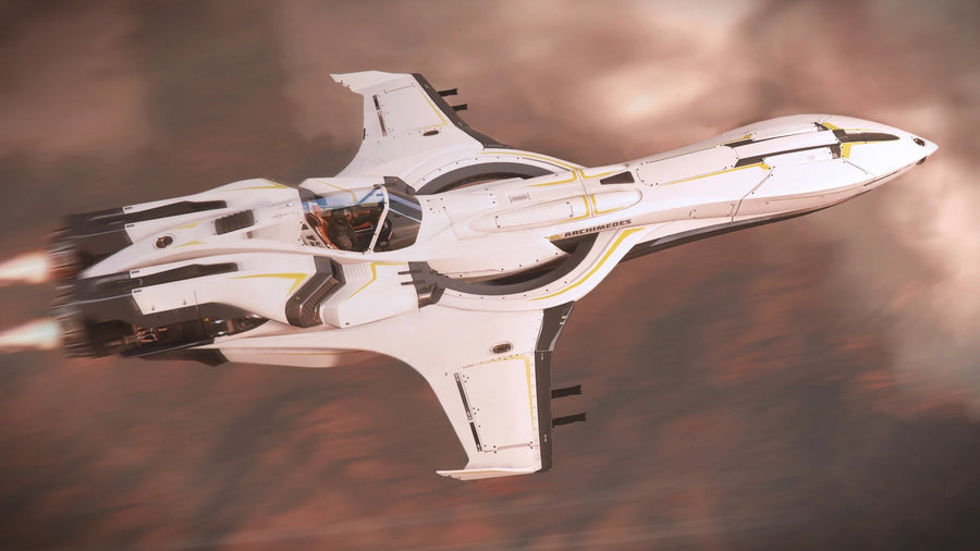 P-72 Archimedes - Archimedes and Merlin - Flying in formation - Starboard in Star Citizen