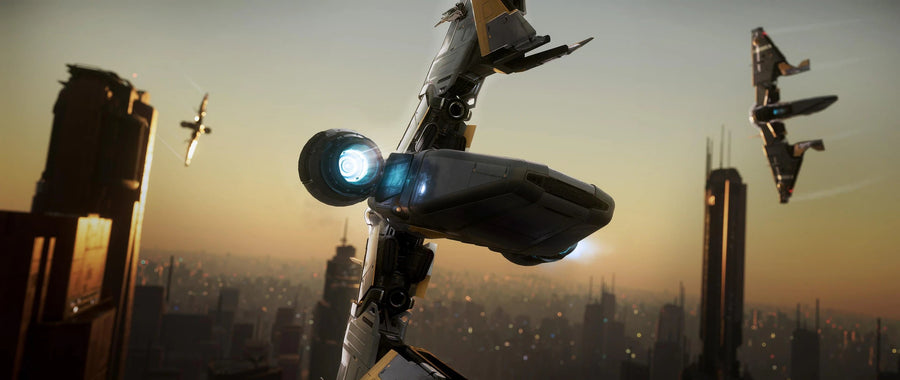 Reliant Mako - Mako - Flying in formation x3 over ArcCorp - Rear Port in Star Citizen