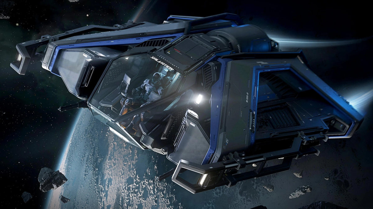 Salvation - flying away from world in Star Citizen
