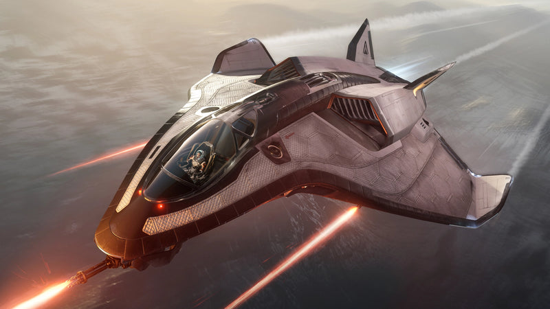 Aegis Avenger Titan firing its forward weapons