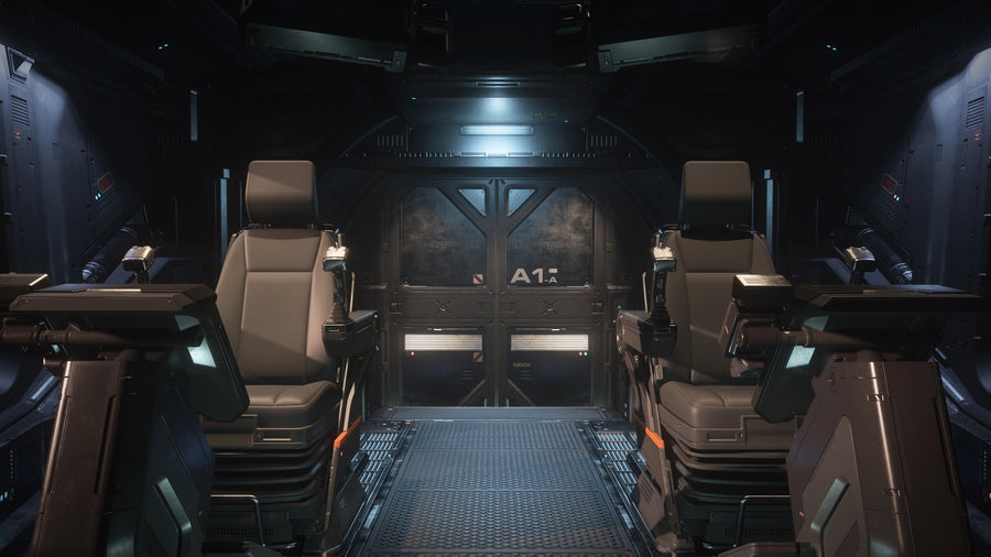 Two working stations inside the Argo MOTH