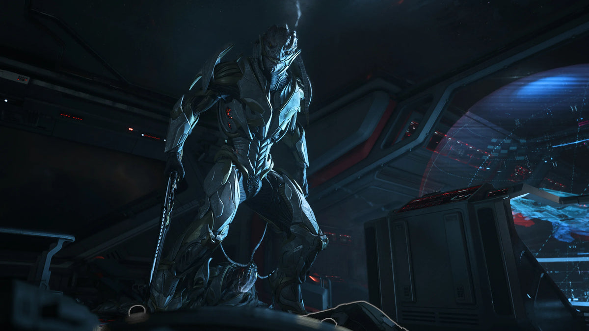 Vanduul warrior in the official Squadron 42 campaign gallery
