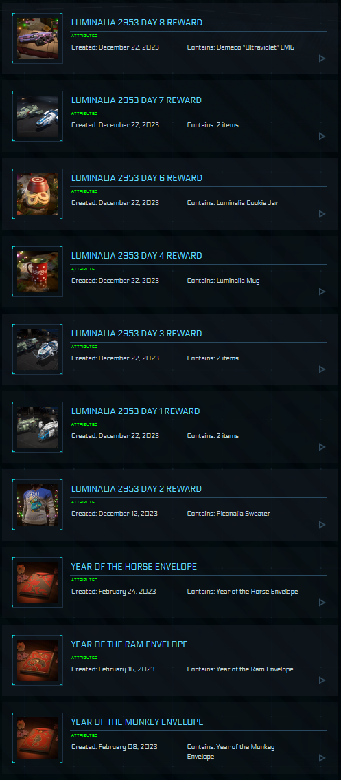 Golden Ticket / Freelancer LTI / Foundation Rewards / Collectors Account