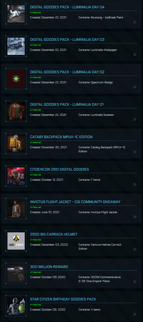 Golden Ticket / Freelancer LTI / Foundation Rewards / Collectors Account