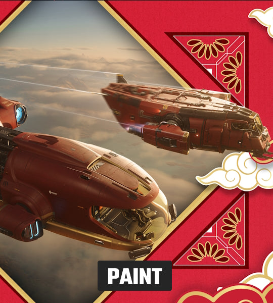 Auspicious Red Complete Paint Pack - Star Citizen - The Impound