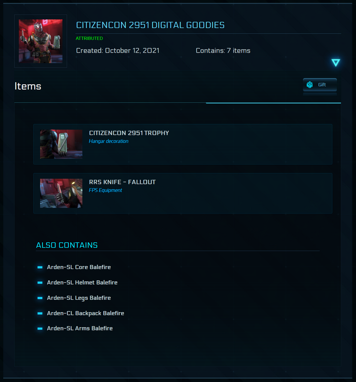 CitizenCon 2951 Digital Goodies Pack