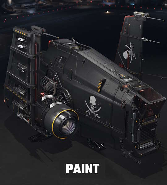 Clipper - Skull and Crossbones Paint
