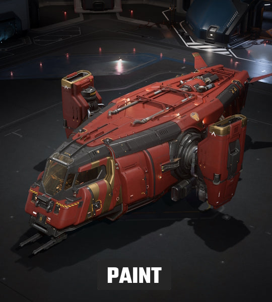Cutter - Auspicious Red Snake Paint - Star Citizen - The Impound