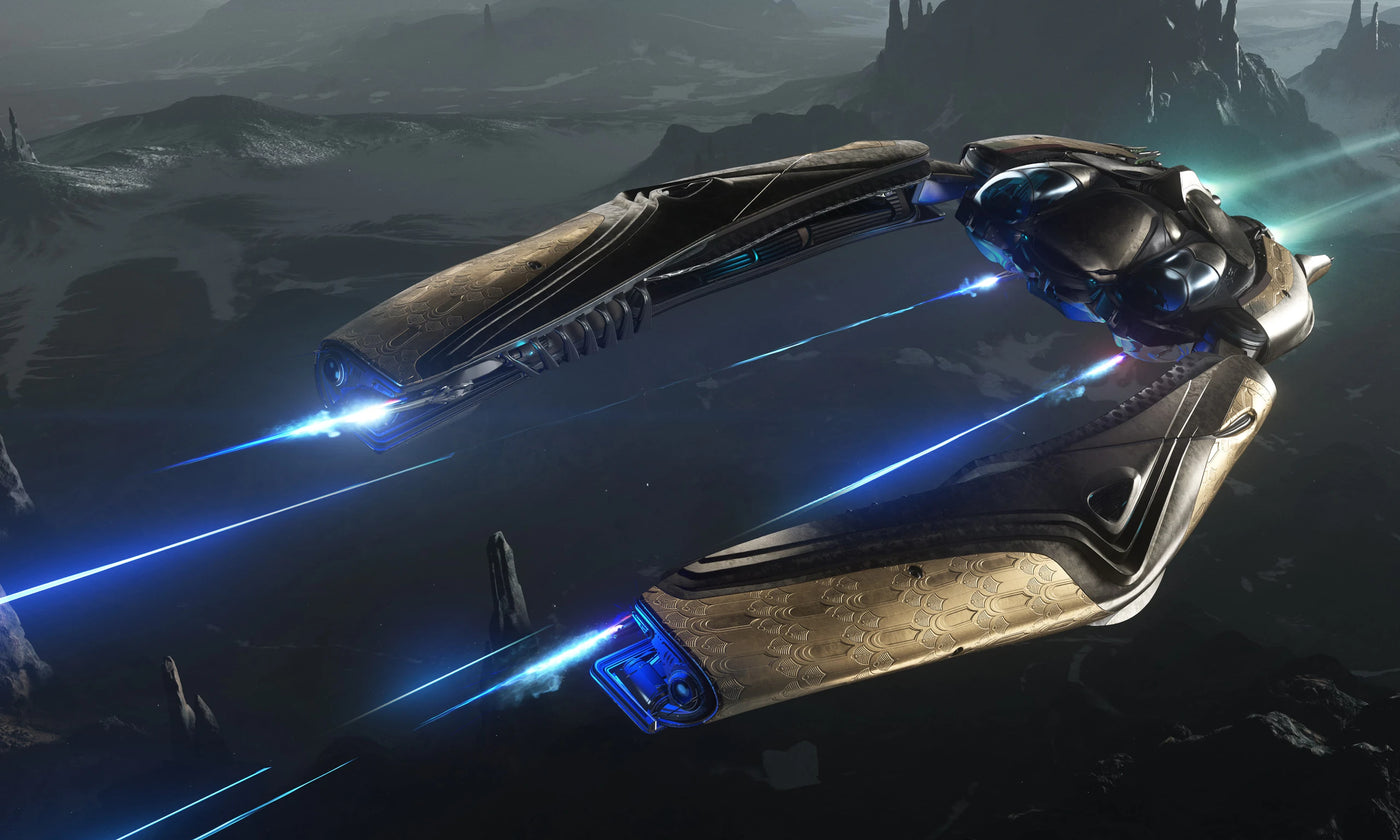 Banu Defender weapon and component detail