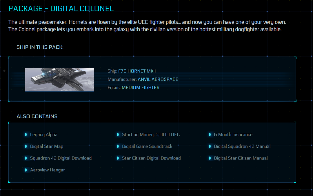 Digital Colonel 6M Contents