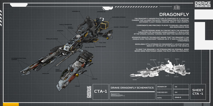 Buy Dragonfly Yellowjacket - Standalone Vehicle for Star Citizen