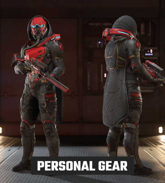 Buy Quirinus Tech Artimex “Red Alert” Armor & Sniper Rifle Kit for Star Citizen